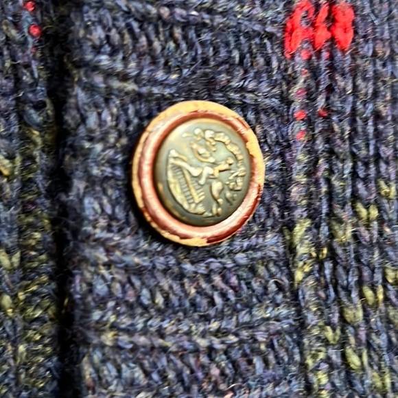 Vintage Banff Shawl Collar Cardigan Wool Blend Made in Canada 🇨🇦 Ample Large - Picture 6 of 12